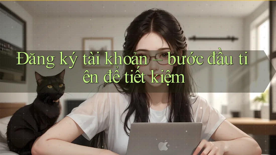 Đăng ký tài khoản – bước đầu tiên để tiết kiệm Đăng ký tài khoản – bước đầu tiên để tiết kiệm