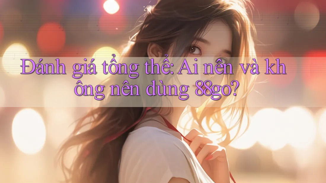 Đánh giá tổng thể: Ai nên và không nên dùng 88go? Đánh giá tổng thể: Ai nên và không nên dùng 88go?