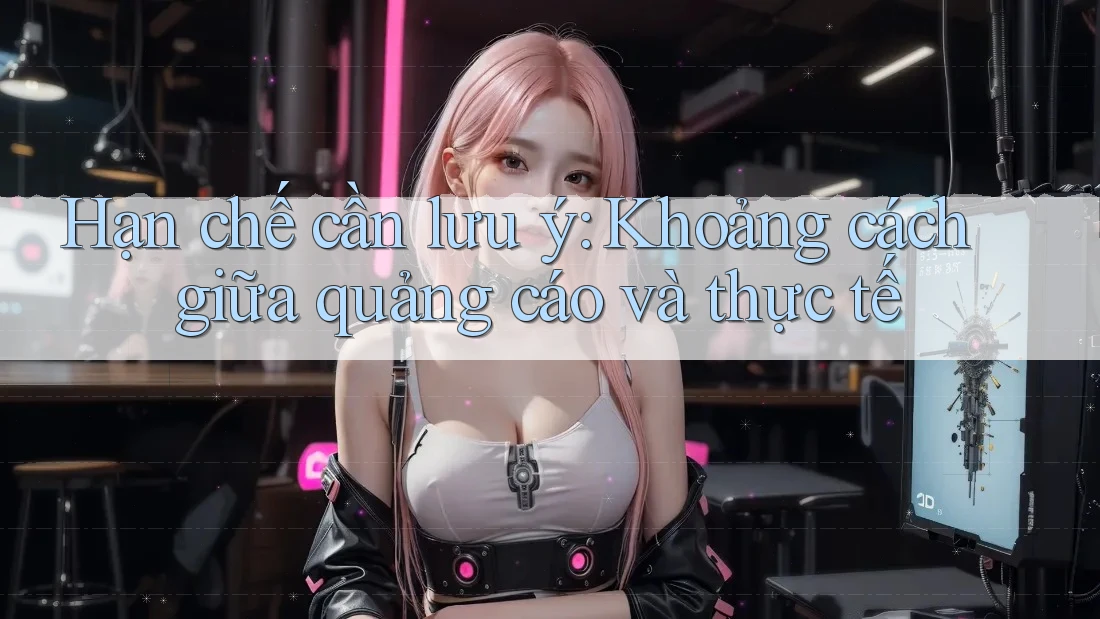 Hạn chế cần lưu ý: Khoảng cách giữa quảng cáo và thực tế