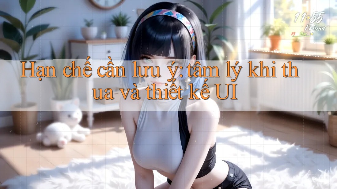 Hạn chế cần lưu ý: tâm lý khi thua và thiết kế UI