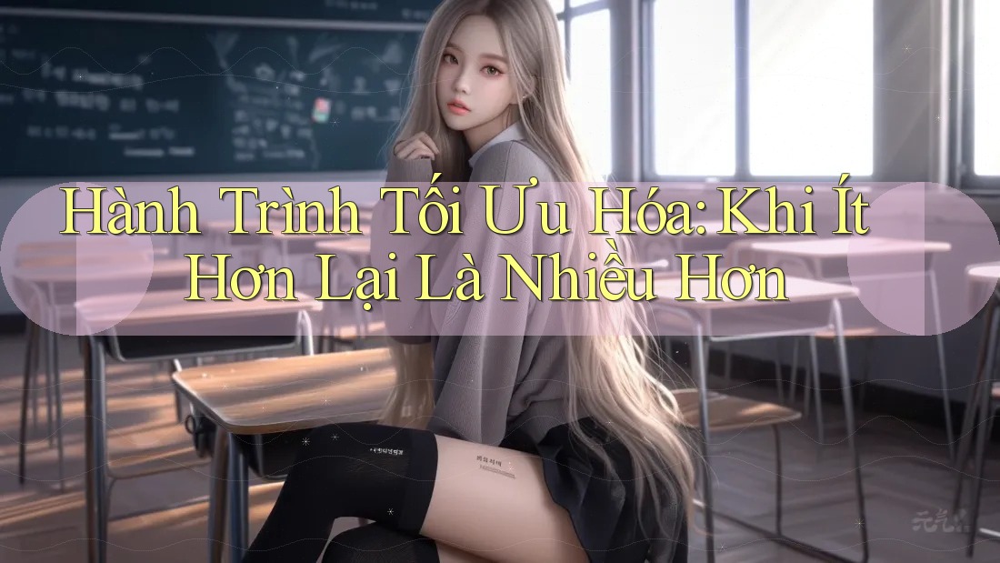 Hành Trình Tối Ưu Hóa: Khi Ít Hơn Lại Là Nhiều Hơn