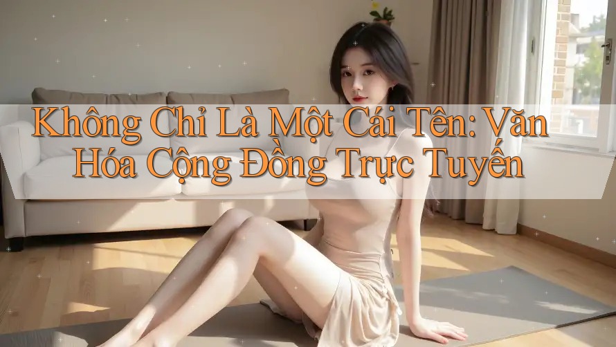 Không Chỉ Là Một Cái Tên: Văn Hóa Cộng Đồng Trực Tuyến Không Chỉ Là Một Cái Tên: Văn Hóa Cộng Đồng Trực Tuyến