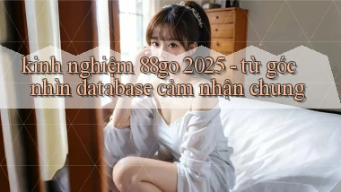 kinh nghiệm 88go 2025   từ góc nhìn database cảm nhận chung