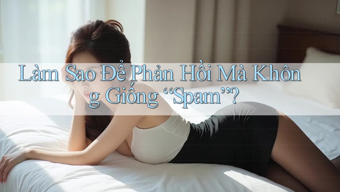 Làm Sao Để Phản Hồi Mà Không Giống “Spam”?