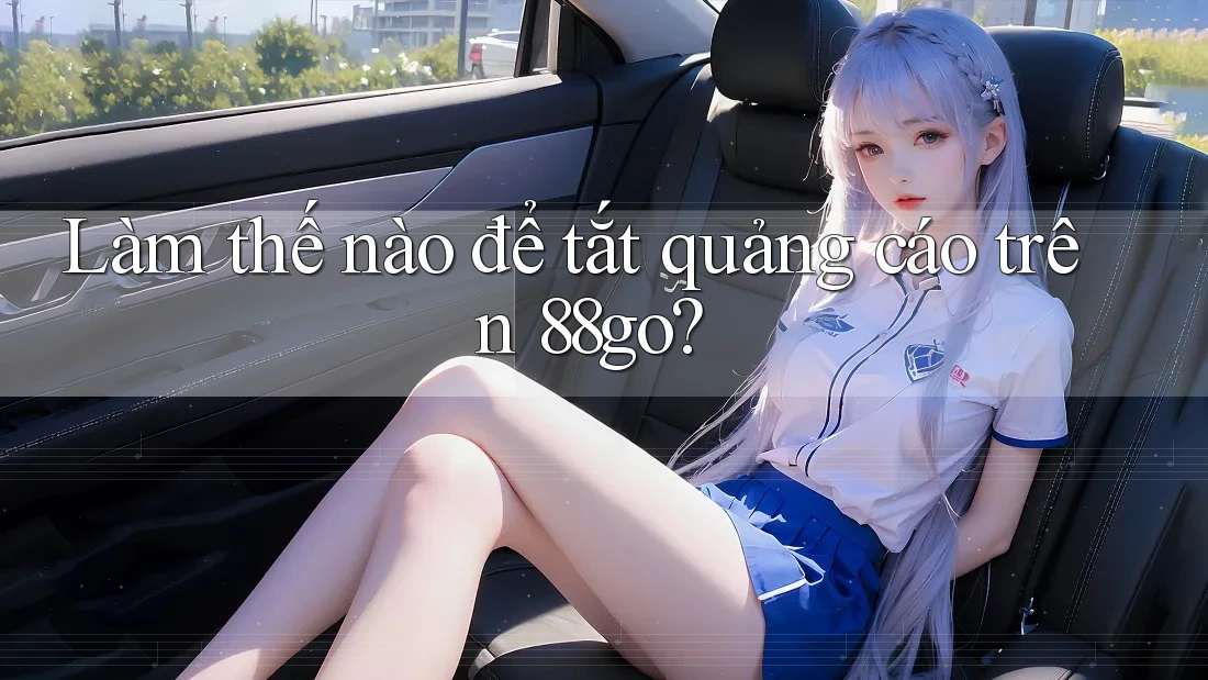 Làm thế nào để tắt quảng cáo trên 88go?