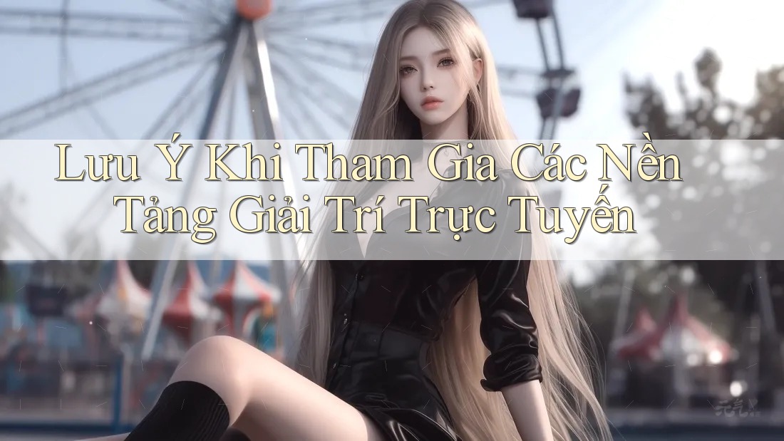 Lưu ý Khi Tham Gia Các Nền Tảng Giải Trí Trực Tuyến