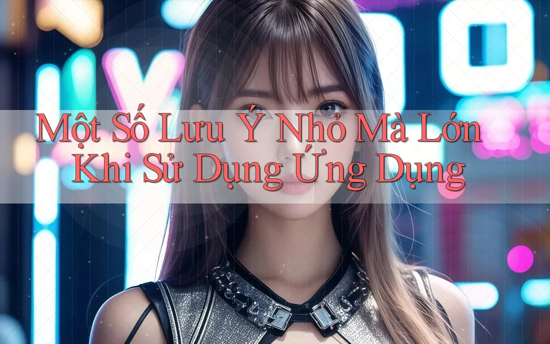 Một Số Lưu Ý Nhỏ Mà Lớn Khi Sử Dụng Ứng Dụng