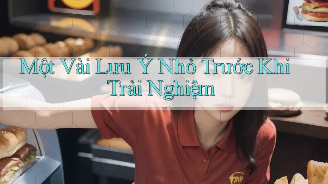 Một vài lưu ý nhỏ trước khi trải nghiệm