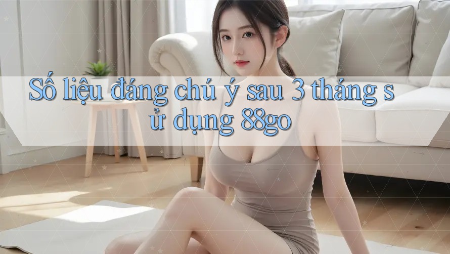 Số liệu đáng chú ý sau 3 tháng sử dụng 88go