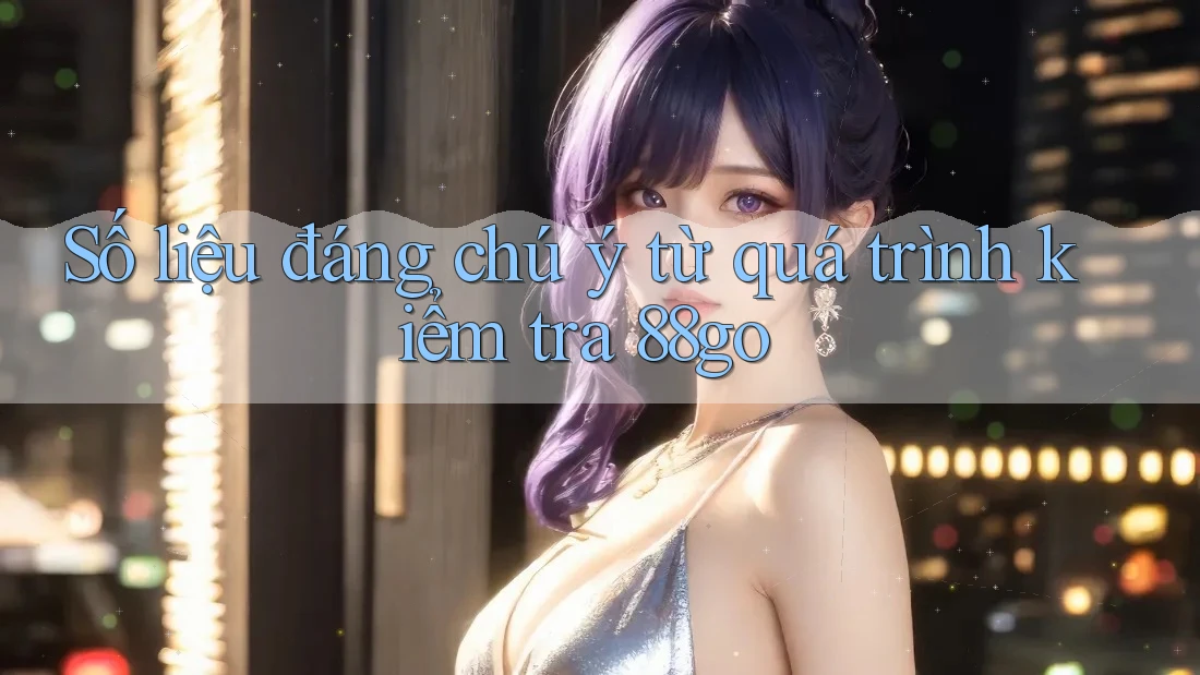 Số liệu đáng chú ý từ quá trình kiểm tra 88go