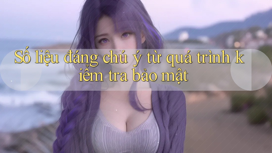 Số liệu đáng chú ý từ quá trình kiểm tra bảo mật