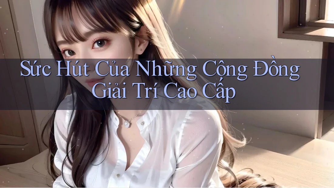 Sức Hút Của Những Cộng Đồng Giải Trí Cao Cấp