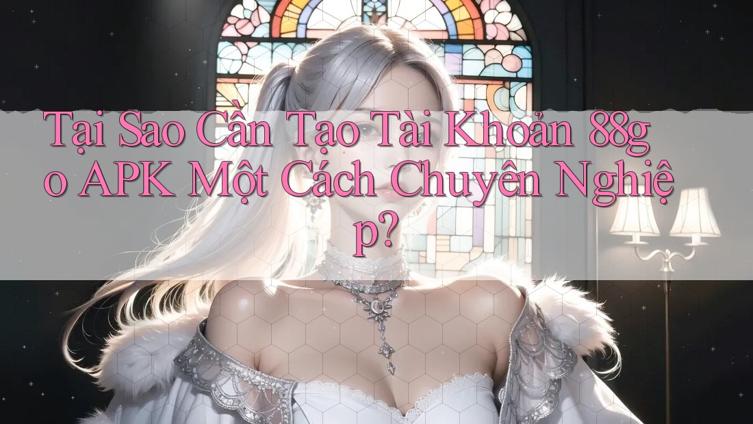 Tại Sao Cần Tạo Tài Khoản 88go APK Một Cách Chuyên Nghiệp?