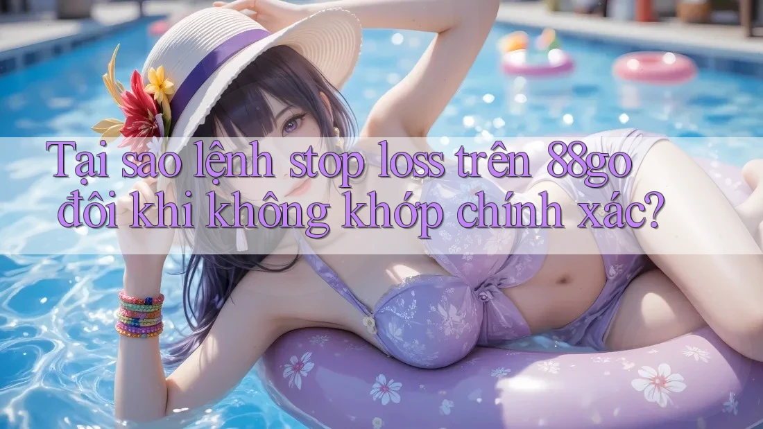 Tại sao lệnh stop loss trên 88go đôi khi không khớp chính xác?