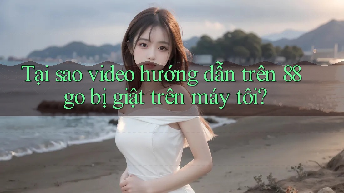 Tại sao video hướng dẫn trên 88go bị giật trên máy tôi?