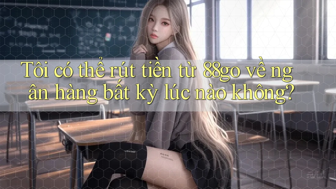 Tôi có thể rút tiền từ 88go về ngân hàng bất kỳ lúc nào không?