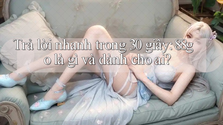 Trả lời nhanh trong 30 giây: 88go là gì và dành cho ai?