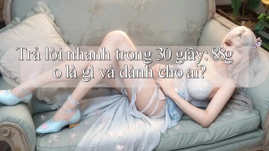 Trả lời nhanh trong 30 giây: 88go là gì và dành cho ai?