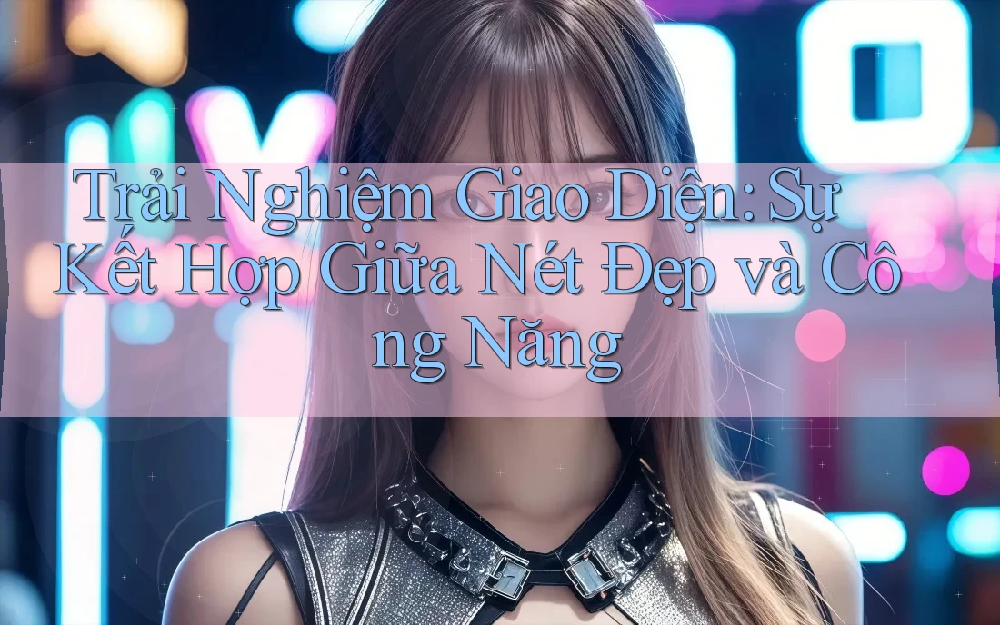 Trải Nghiệm Giao Diện: Sự Kết Hợp Giữa Nét Đẹp và Công Năng