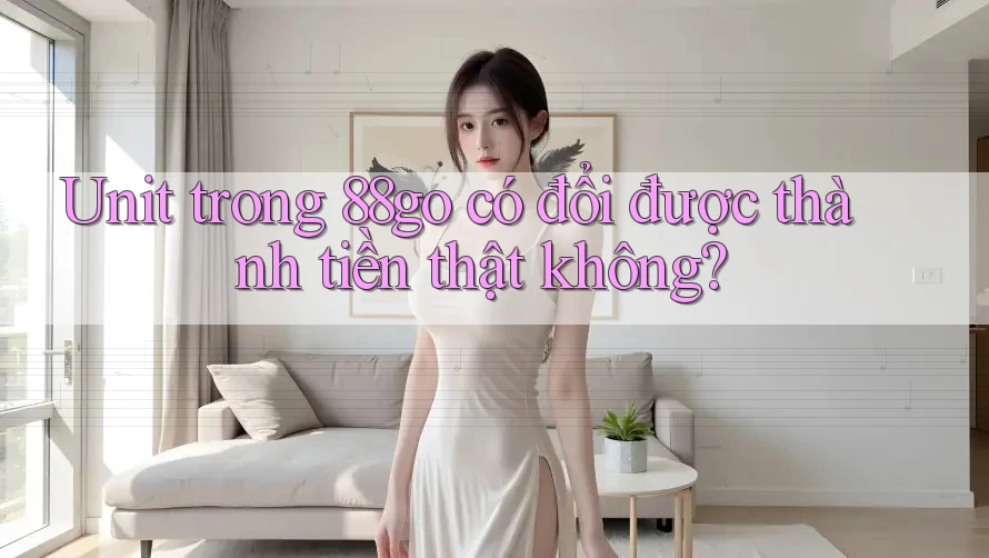 Unit trong 88go có đổi được thành tiền thật không?