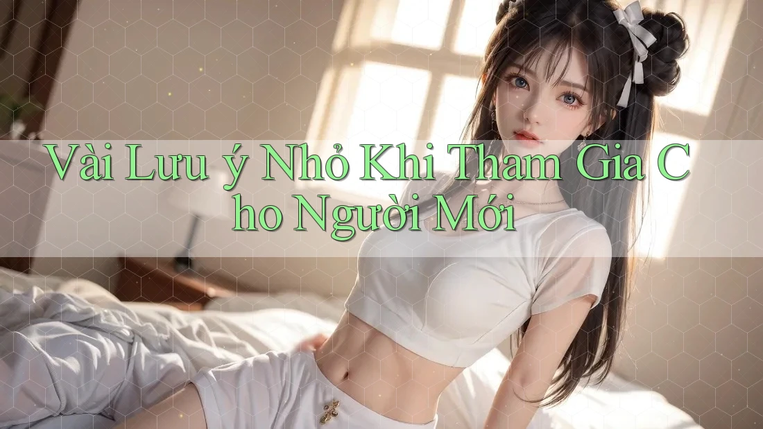 Vài Lưu ý Nhỏ Khi Tham Gia Cho Người Mới